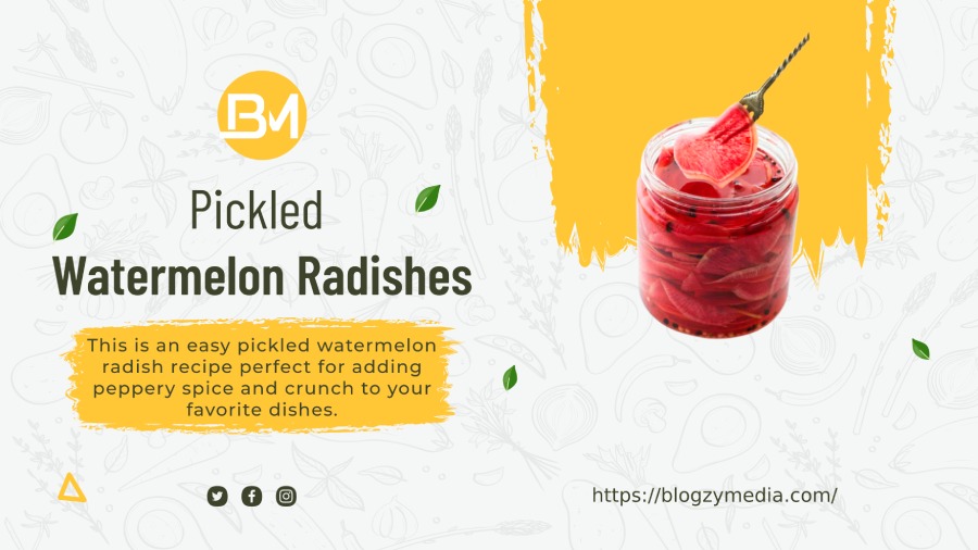 Pickled Watermelon Radishes