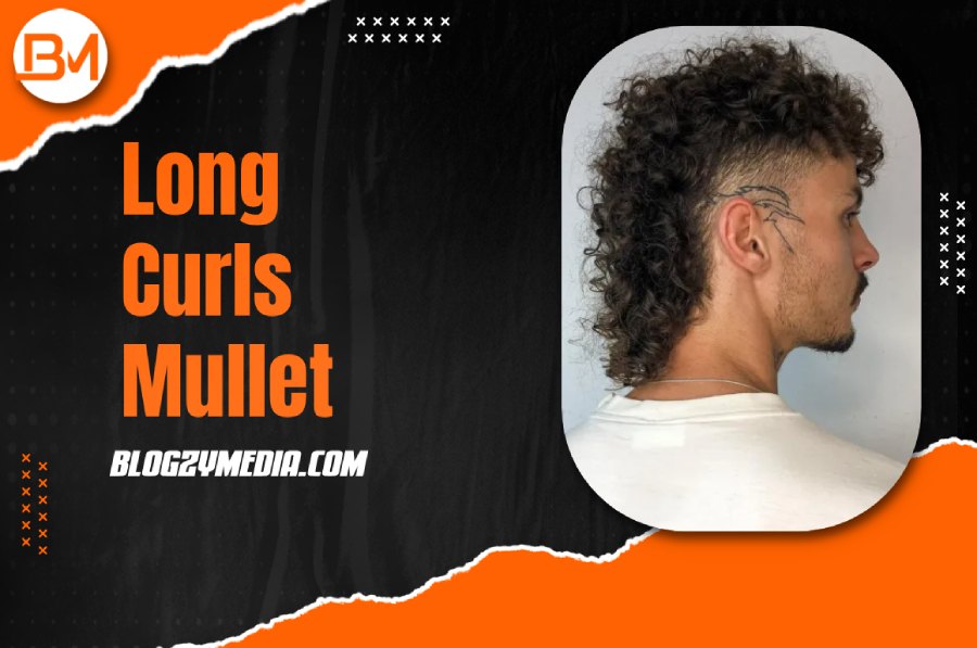 Long Curls Mullet Haircut