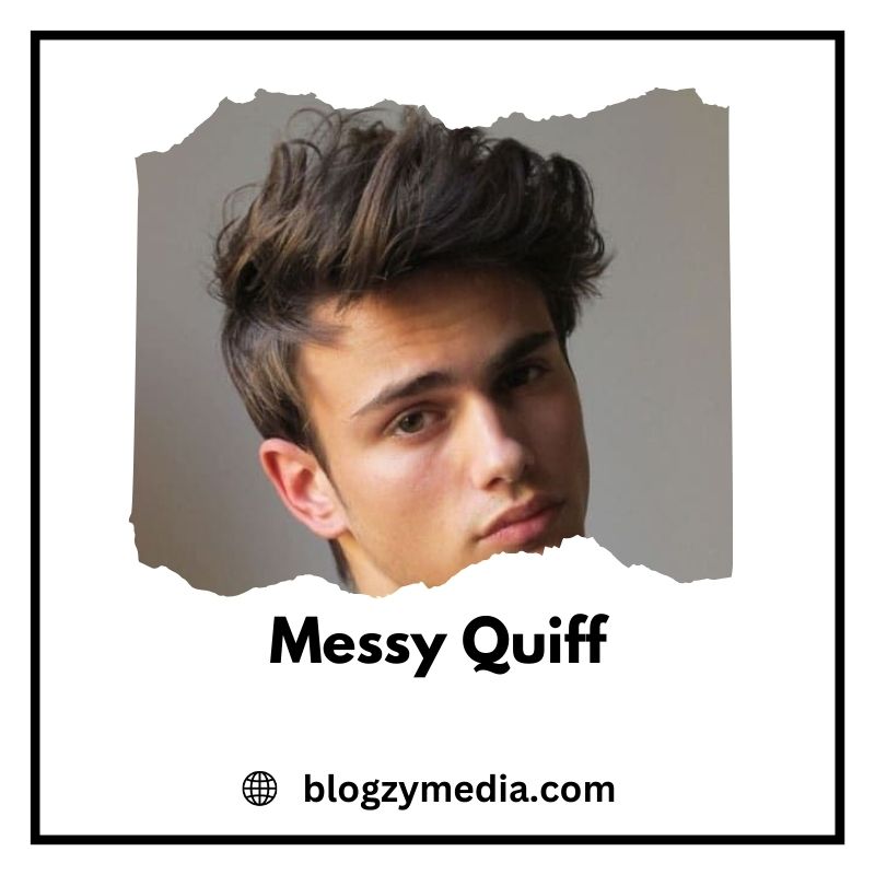 Messy Quiff Boys Haircut